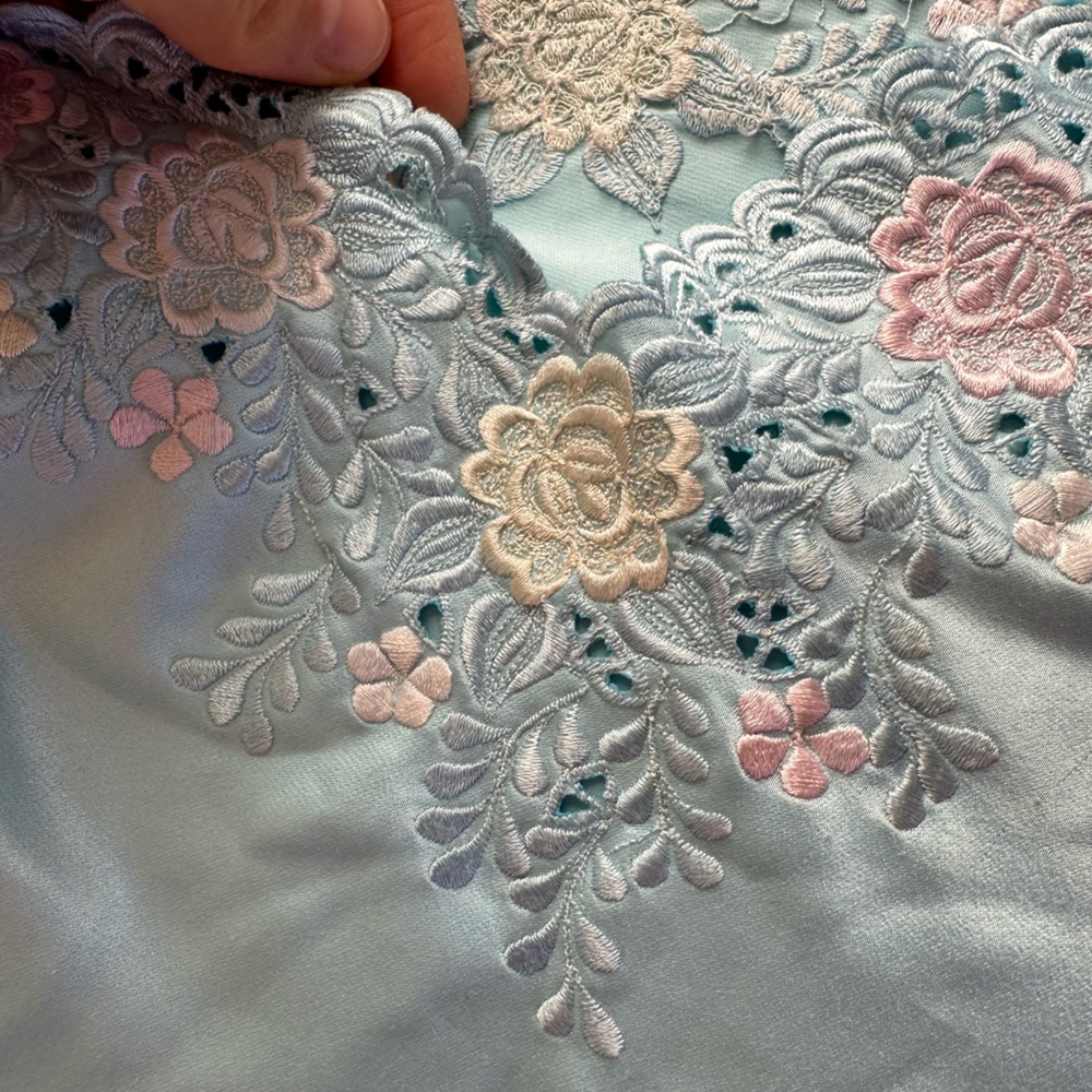 Silk Blouse with Floral Design